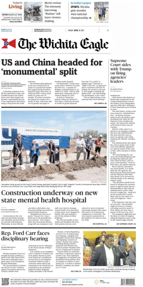 Cover of The Wichita Eagle