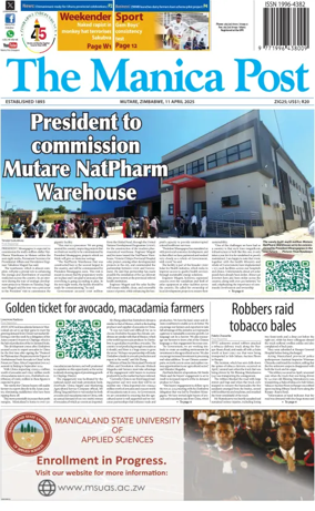 Cover of The Manica Post