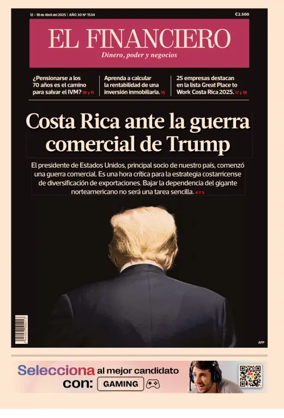 Cover of El Financiero (Costa Rica)