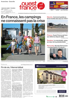 Cover of Ouest France (Avranches)