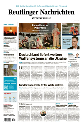 Cover of Reutlinger Nachrichten