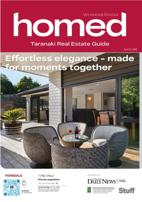 Cover of Homed Taranaki Daily News