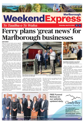 Cover of The Saturday Express, Marlborough