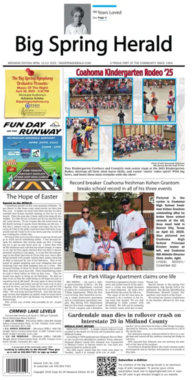 Cover of Big Spring Herald Weekend