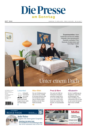 Cover of Die Presse am Sonntag