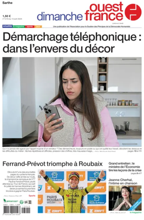 Cover of Dimanche Ouest France (Sarthe)