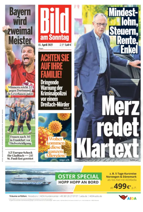 Cover of Bild am Sonntag