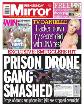 Cover of Irish Sunday Mirror