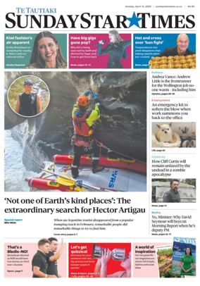 Cover of Sunday Star-Times