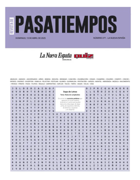 Cover of Pasatiempos | La Nueva España