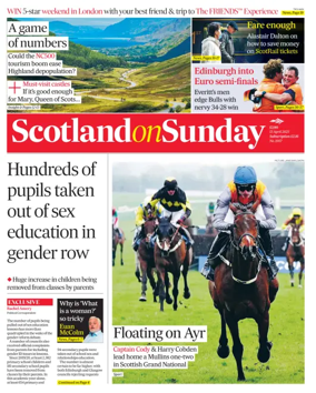 Cover of Scotland on Sunday