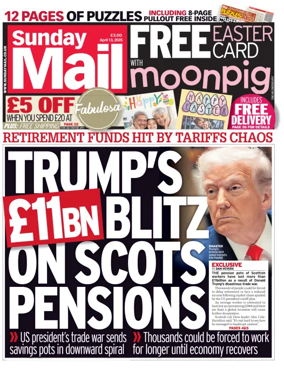 Cover of Sunday Mail (UK)