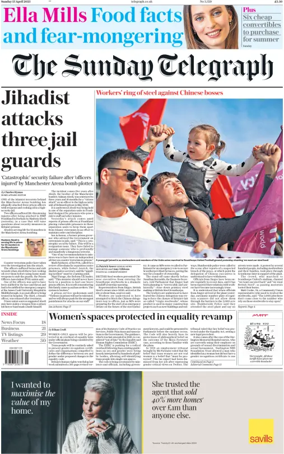 Cover of The Sunday Telegraph