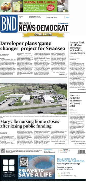 Cover of Belleville News-Democrat (Sunday)