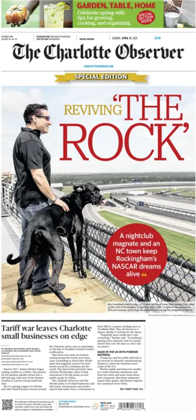 Cover of The Charlotte Observer (Sunday)