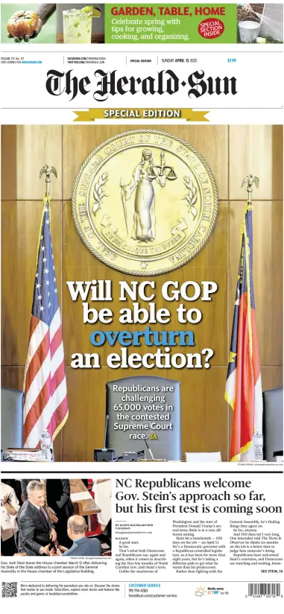 Cover of The Herald-Sun (Sunday)