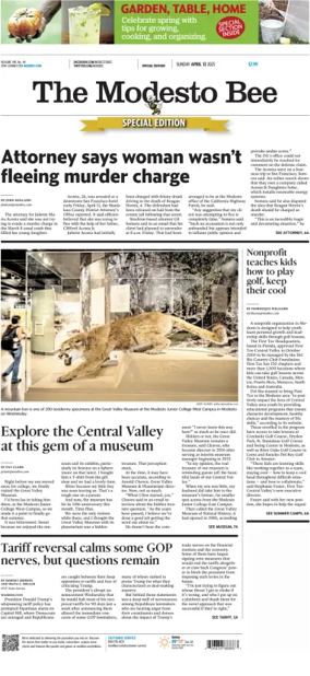 Cover of The Modesto Bee (Sunday)