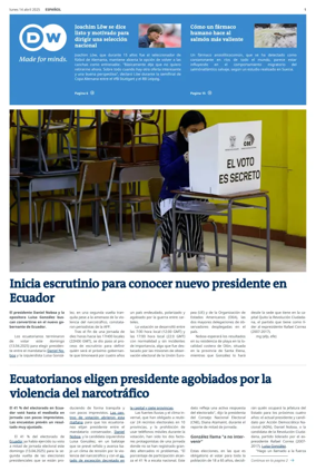Cover of Deutsche Welle (Spanish edition)