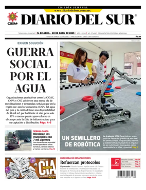 Cover of Diario del Sur