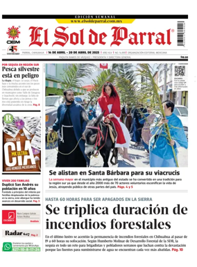 Cover of El Sol de Parral