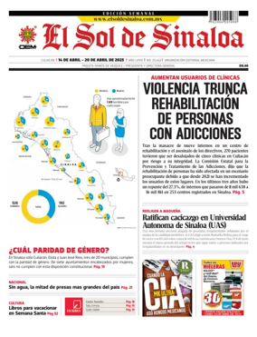 Cover of El Sol de Sinaloa