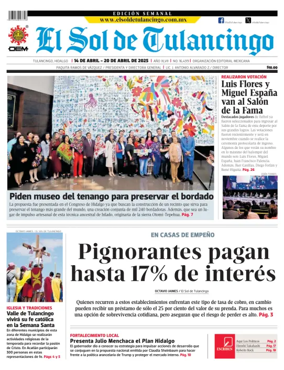 Cover of El Sol de Tulancingo