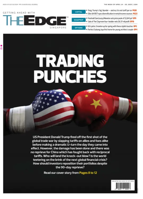 Cover of The Edge Singapore