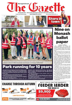 Cover of Warragul & Drouin Gazette