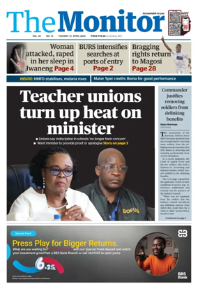 Cover of The Monitor