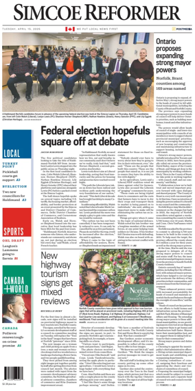 Cover of Simcoe Reformer