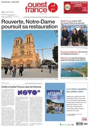 Cover of Ouest France (Avranches)