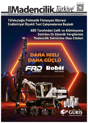 Cover of Madencilik Turkiye Dergisi