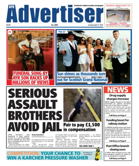 Cover of Ayr Advertiser
