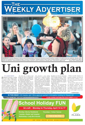 Cover of The Weekly Advertiser Horsham
