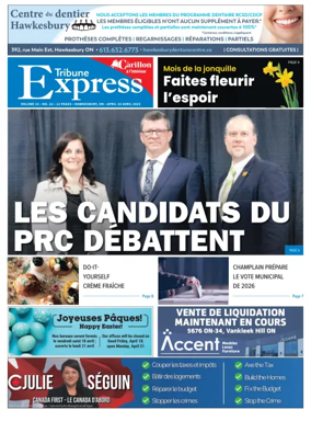 Cover of Tribune Express