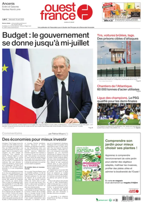 Cover of Ouest France (Ancenis)
