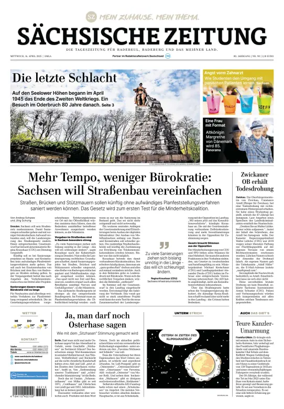 Cover of Sächsische Zeitung  (Dresdner Meißner Land)