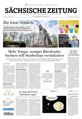 Cover of Sächsische Zeitung  (Niesky)
