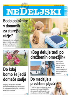 Cover of Nedeljski Dnevnik