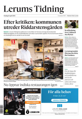 Cover of Lerums Tidning