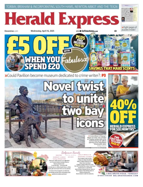 Cover of Herald Express (Torbay, Brixham & South Hams Edition)