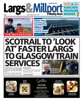 Cover of Largs & Millport Weekly News