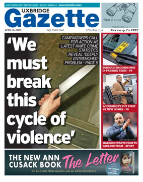 Cover of Uxbridge Gazette