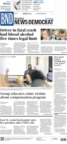 Cover of Belleville News-Democrat