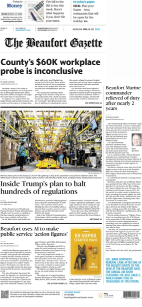 Cover of The Beaufort Gazette