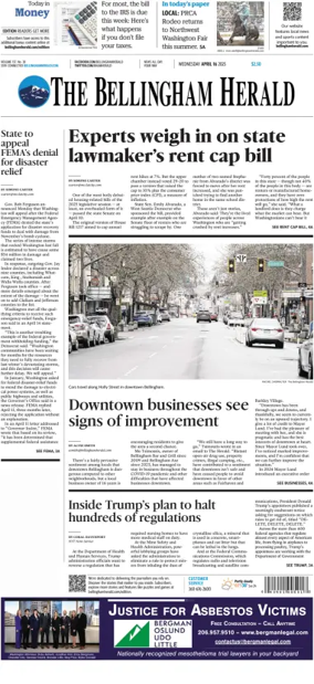 Cover of The Bellingham Herald