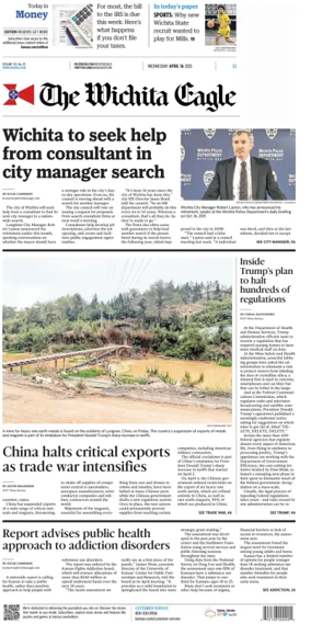 Cover of The Wichita Eagle