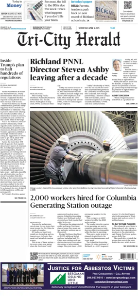 Cover of Tri-City Herald