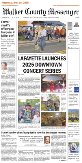 Cover of Walker County Messenger