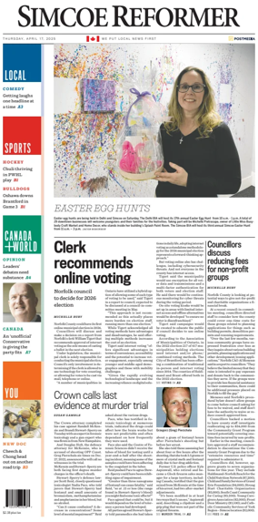 Cover of Simcoe Reformer